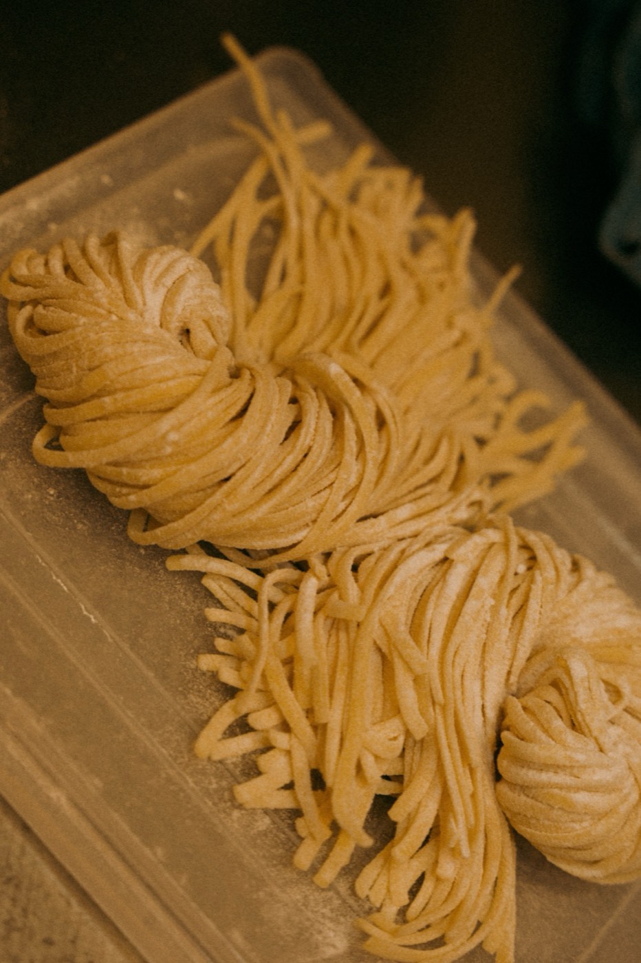 Pâtes fraîches fabriquées maison chez Pappagallo